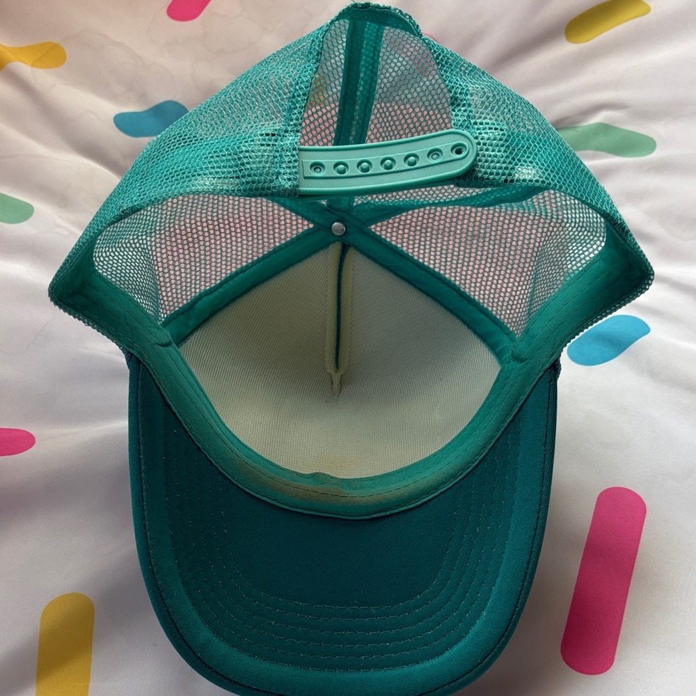 CHATTA HUCCI Teal Trucker Hat - Picture 5 of 5